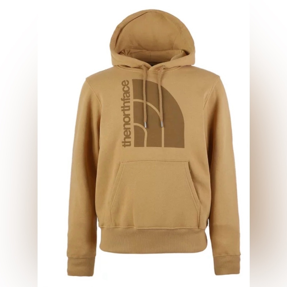 Northface size small tan men’s sweatshirt- hoodie